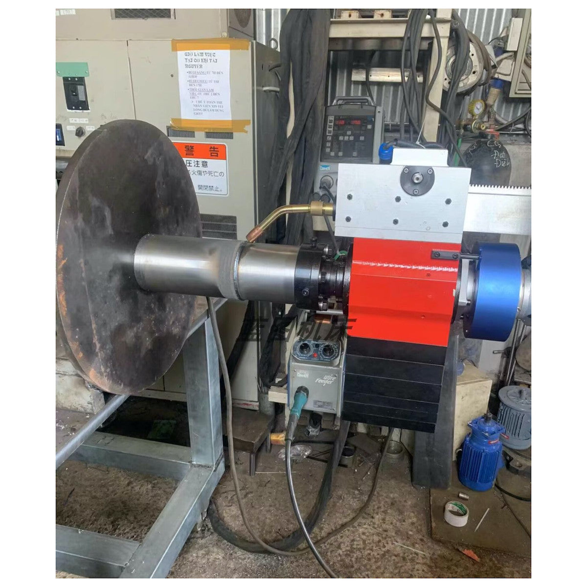 Torno de Extremo de eje/ Mandrinadora portatil DRZD-150